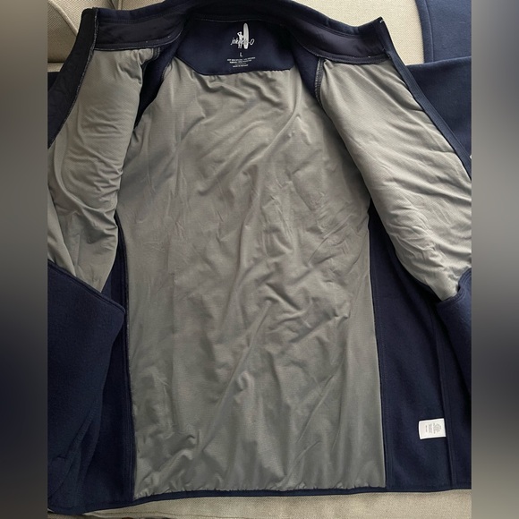 JOHNNIE-O Mario Mixed Media Jacket In Twilight Size L - Picture 13 of 16